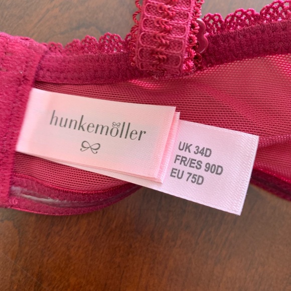 NWT Hunkemoller Natasha Dreamlift Bra Rustic Red - Picture 4 of 5